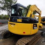 Original Used Mini Excavator Komatsu PC78 0.3m³ Bucket Capacity