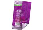 Purple Gusset Eco Friendly Snack Bags , OPP28 Printed Plastic Bags For Food