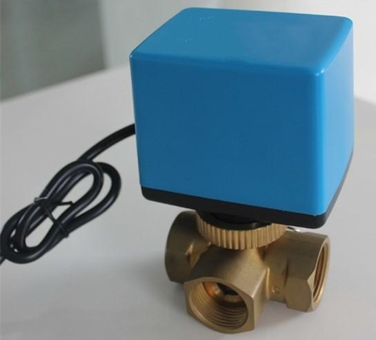 Buy cheap Low Pressure 3 Way Electric Motor Ball Valve On Off / 3 Point Floating Type from wholesalers