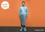 Breathable Disposable Isolation Clothes Non Woven Fabric Conservation From