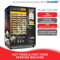 Buy cheap 24h Self-Service Fully Automatic Hot Food Vending Machine With Microwave Heating product