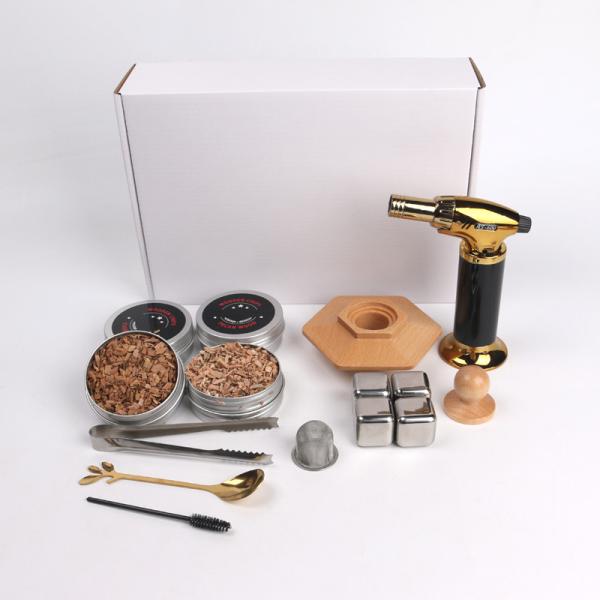 Buy cheap Old Fashioned Wood Cocktail Smoker Kit with Torch Wood Chips for Bourbon Whiskey Birthday Whiskey Gift for Men from wholesalers