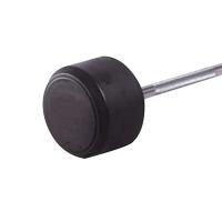Buy cheap Ez Curl Fixed Urethane Dumbbells 10kg Black Rubber Dumbbells Straight product