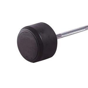 Wholesale Ez Curl Fixed Urethane Dumbbells 10kg Black Rubber Dumbbells Straight from china suppliers