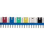 Colored 40 Pins 2.54mm Single Row Straight Pin Header Male Connector Strip for