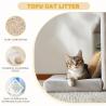 Buy cheap 6L Low Dust Clumping Cat Litter Tofu Kitty Litter Bulk Purchase from wholesalers