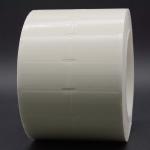 40x20-10mm Cable Adhesive Label 1mil White Gloss Transparent Water Resistant