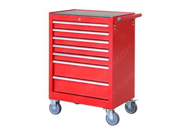 Mobile Middle Tool Cabinet Metal Heavy Gauge SPCC Cold Steel Ball Bearing Drawer