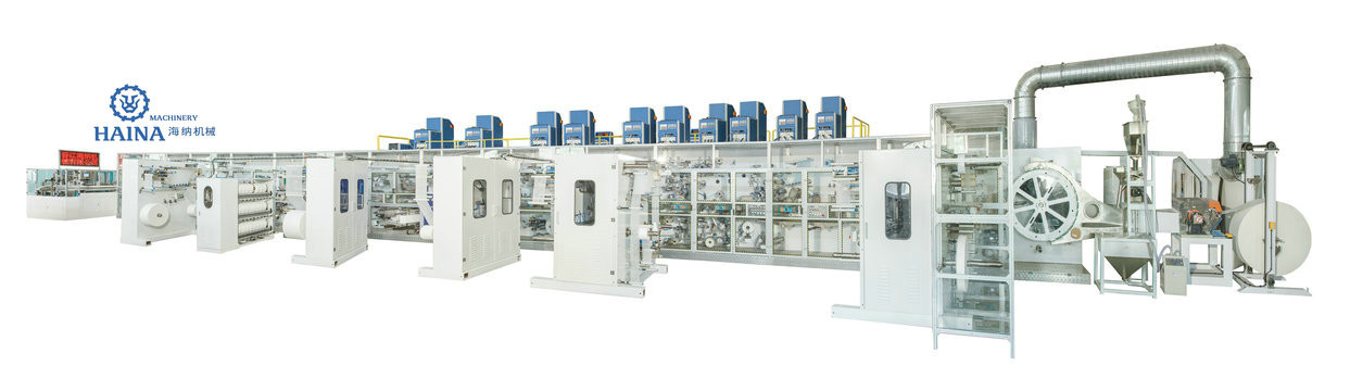 CE Pulp Molding 5m3/Min Baby Diaper Making Machine