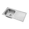 Buy cheap 910*450mm Single Bow Topmount Kitchen Sink Anti Corrosion from wholesalers