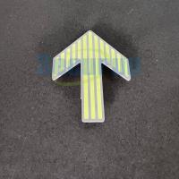 Buy cheap Photoluminescent Aluminum Direction Arrowsign Glow In The Dark 160x120mm product