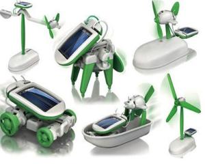 Wholesale 6 in 1 DIY Robot Kit Solar Powered Robot For Children Education from china suppliers