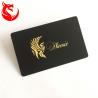 Buy cheap Stainless Steel Matte Black And Gold Business Cards Different Background Coated from wholesalers