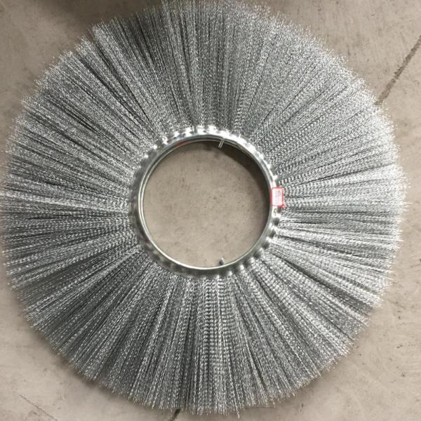 Buy cheap 188X760mm Steel Wire Mechanical Sweeper Wafer Brushes Replacement from wholesalers