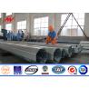 Buy cheap Customized Round High Voltage Steel Tubular Pole With Cross Arm ISO9001:2008 from wholesalers