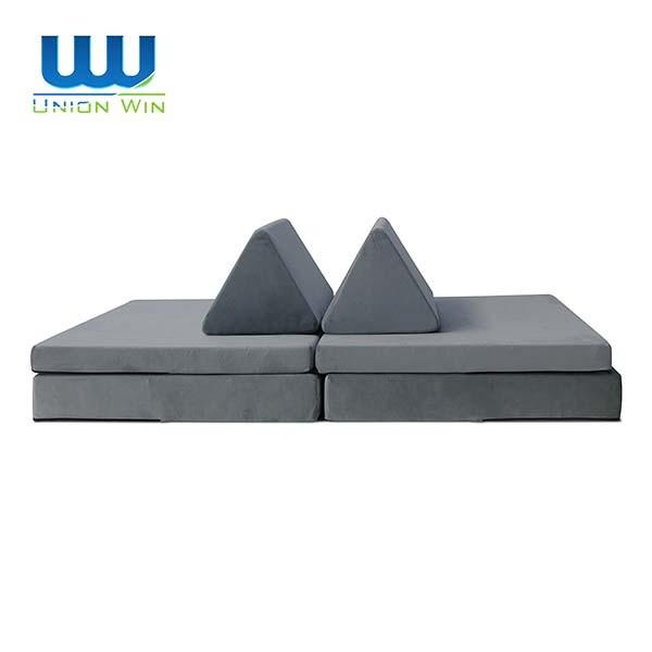Buy cheap 6pcs foam made kids play couch with washable cover for indoor use from wholesalers
