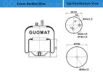 Cf Gomma 206783 / 1VSC285-30 Truck Air Springs 4390NP23 For MERCEDES 9423205221