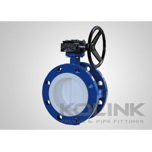 Buy cheap PTFE Lined Butterfly Valve 2-48 Inch Class150 Concentric Disc from wholesalers