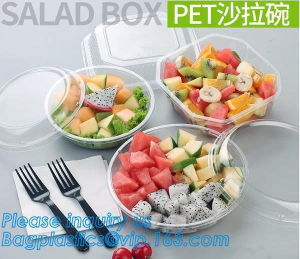 Buy cheap Cheap Custom Food Grade Clear PET Salad Bowl Disposable Food Plastic Bowl,460ml Disposable PET Noodle Soup Salad Bowl from wholesalers