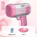 Plastic40 Holes Rocket Bazooka Bubble Gun Toys Rechargeable s Machine Outdoor