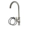 Buy cheap 304 Stainless Steel Flexible Pull Out Down Kitchen Mixer Tap Modern Silver Sink Faucet from wholesalers
