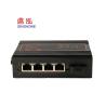 Buy cheap 4 RJ45 + 1 SFP Port Fiber Optic Network Switch , Industrial Ethernet Switch from wholesalers