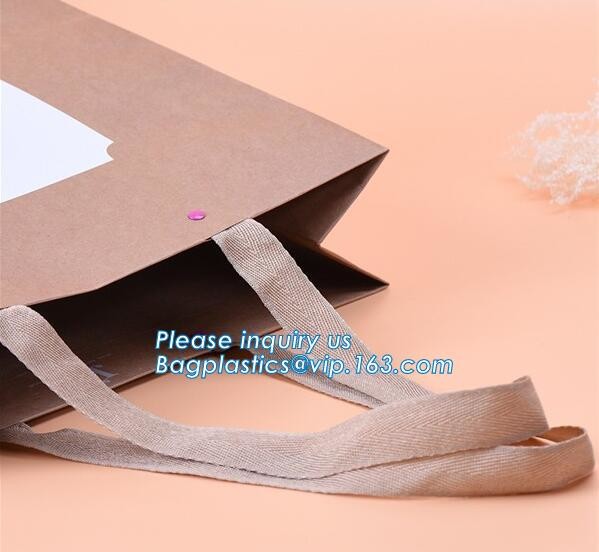 china custom design luxury shopping gift paper carrier bag template,Luxury Kraft Brown Paper Shopping Gift Jewelry Paper