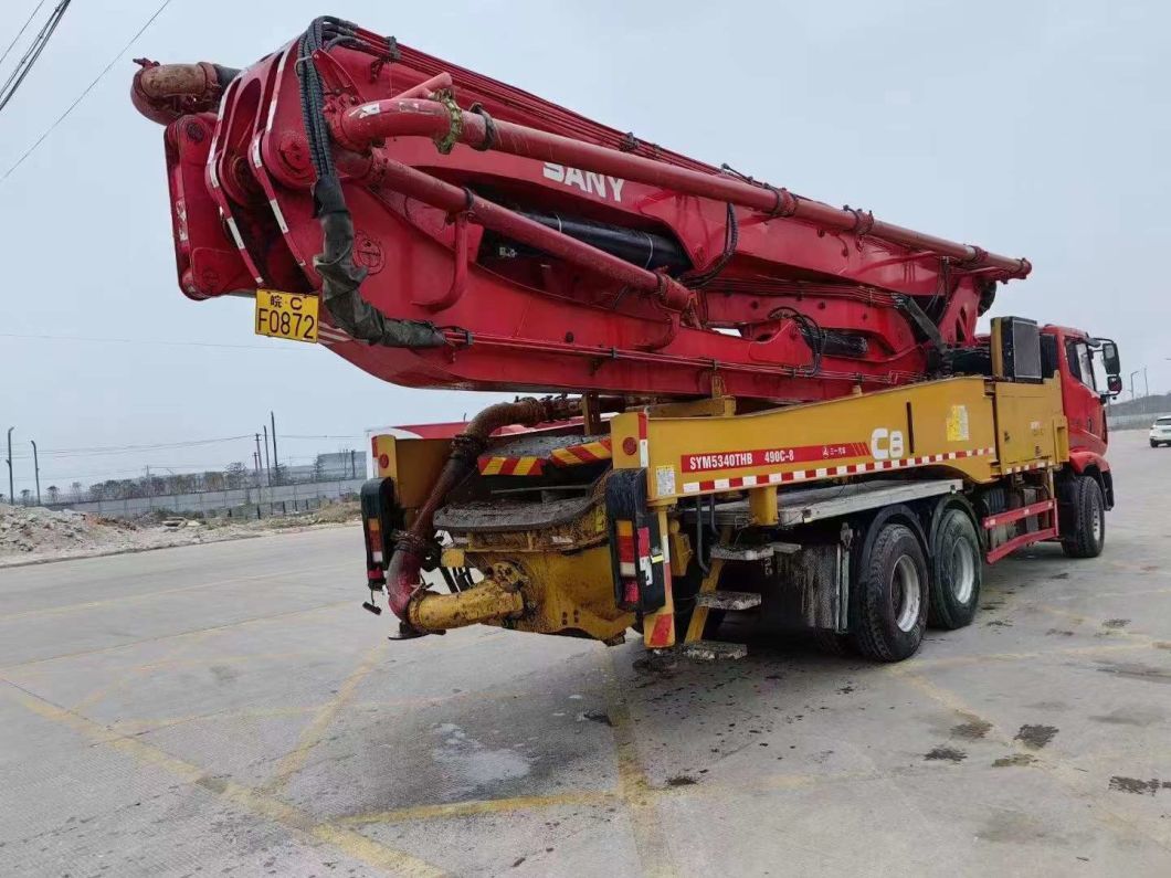 2020 Used Concrete Pump Truck 49m Machine Equipment Concrete Boom Pump Truck Mounted Pump