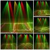 Buy cheap 460mw 4 Tunnel RGPY Laser Beam Light DMX Master Slave 7Ch LED Laser Disco Lights from wholesalers