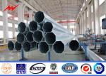 220kv High Voltage 3mm Thickness Octagonal Galvanized Steel Pole