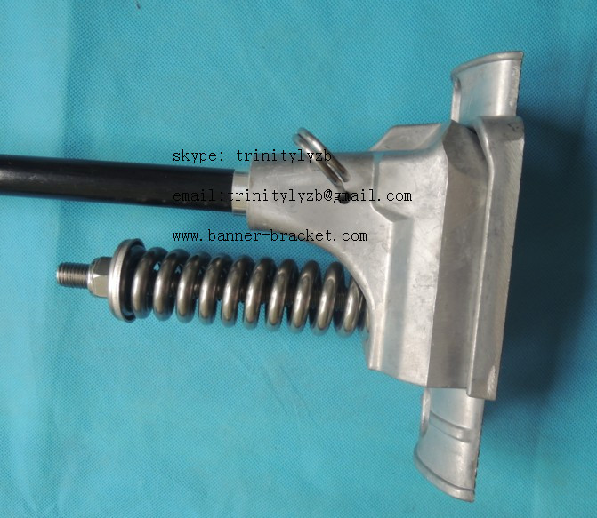 pole banner bracket hanging system