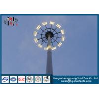 Buy cheap Polygonal Steel Tubular Flood Light Poles , Stadium Lighting Pole product