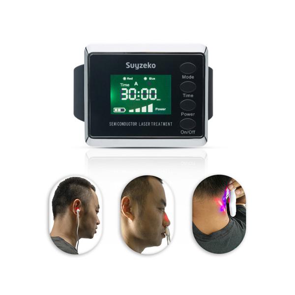 Buy cheap Red Blue Light Therapy Diabetes Wrist Watch Low Level Cold Laser 650nm 450nm from wholesalers