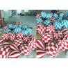 Buy cheap Plaid Fiberglass Balloons Custom Logo Designed Decorative Hanging Balloons from wholesalers