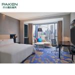 PU Leather Upholstery Hotel Bedroom Furniture Sets