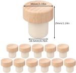 Healthy Lead-free Glass T-shaped Corks for Wine Bottle Reusable and Eco-friendly