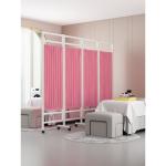 Medical Stainless Steel Hospital Ward Screen Mobile Folding