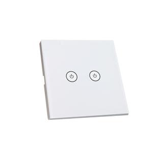 Wholesale 2 gang  standard TUYA esp8266 smart  wifi  wall socket UK from china suppliers
