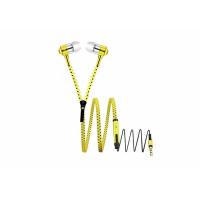 Buy cheap Metallic Zipper Style Earphones Noise Cancelling Earbuds 3 . 5MM Stereo Plug product