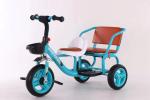 Double Seat Trike Twins Tricycle For Baby Children With Front Pedal