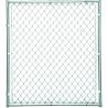 Buy cheap Basketball Court Green Pvc Coated Galvanised Steel Chain Link Fencing 75mmX2.5mm from wholesalers