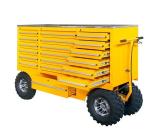 Versatile Heavy Duty Cold Rolled Steel Hand Truck Trolley Tool Cart with Wheels