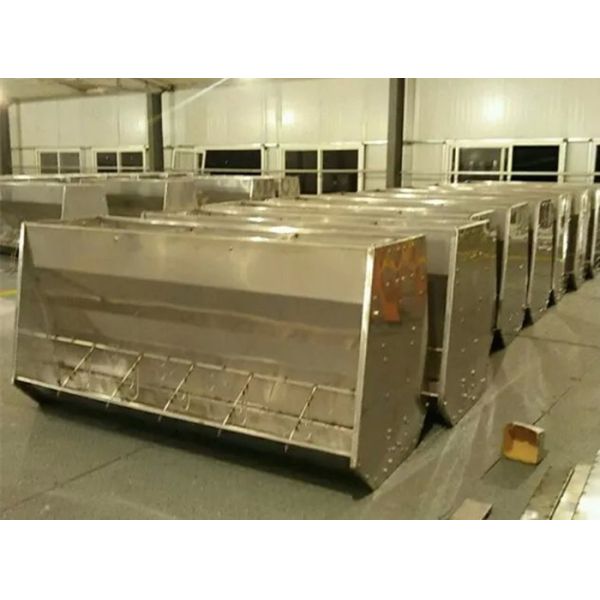 High Toughness Automatic Hog Feeder , Double Sided Pig Feeder 2 Meters