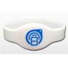 Buy cheap Durable Waterproof ISO 14443A Rfid Tag Bracelet Silicone Nfc Rubber Programmable Wristbands Bands With Dual Rfid Chips from wholesalers