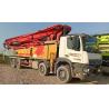 Buy cheap Sany 62m Mercedes-Benz chassis pump truck price, 62m concrete pump truck performance from wholesalers