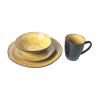 Buy cheap Irregular Shaped 16pcs Ceramic Dinner Set With Colorful Glazing from wholesalers