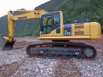 Import Secondhand Komatsu PC270 Excavator Digging Used 27ton Excavators