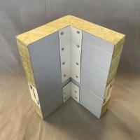 Buy cheap OEM Waterproof Glass Wool Sandwich Panel Corner 60kg-120kg M3 Density product