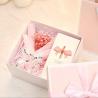 Buy cheap Paperboard Blue Pink Rectangle Gift Boxes With Lids Silk from wholesalers