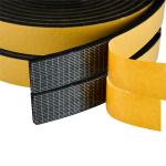 14 Inch Thick Foam Weather Stripping Black Foam Soundproof Tape For Windows